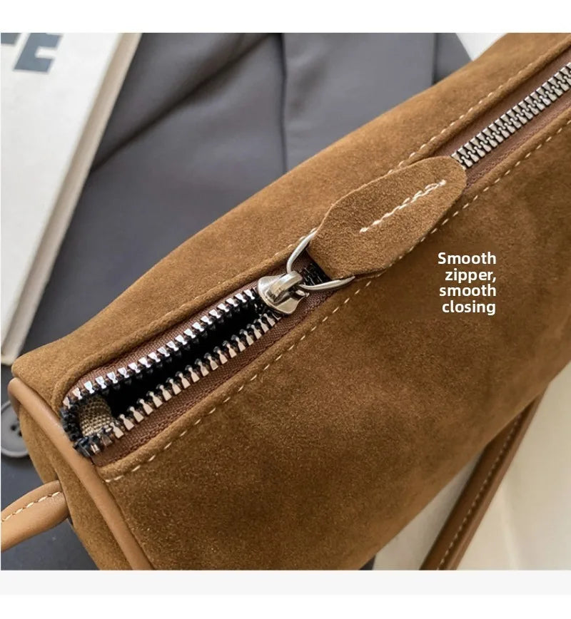 Fashionable Retro Mini PU Leather Shoulder Bags for Women Bucket Crossbody Bag 2026 Winter Luxury Designer Purses and Handbags
