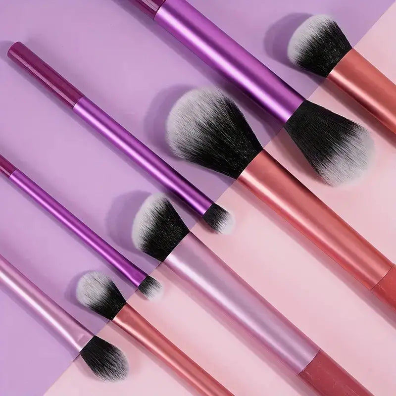 8pcs Pro Makeup Brush Set – Soft Premium Synthetic Hair, Cruelty‑Free & Easy‑Clean Beauty Essentials