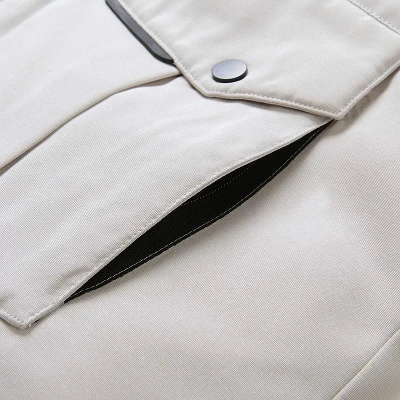 Men's Thermal Down Jacket Thick Puffer Jacket Men Coat High Quality Overcoat Winter Parka Men 90% White Duck Down Removable Cap