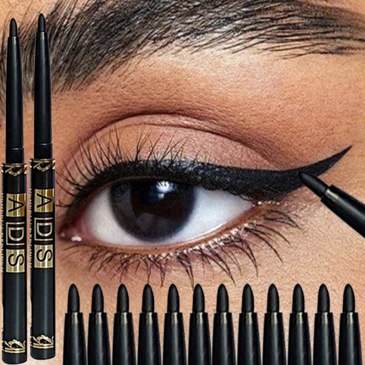 Waterproof Black Eyeliner Pencil Set – Long‑Lasting Matte Gel Liners for Bold, Smudge‑Proof Eye Makeup