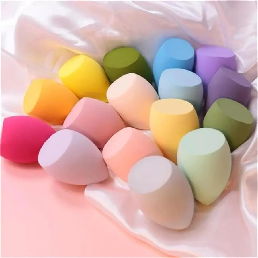 4Pcs Makeup Sponge Powder Puff Dry and Wet Combined Beauty Cosmetic Ball Foundation Powder Puff Bevel Cut Make Up Sponge Tools