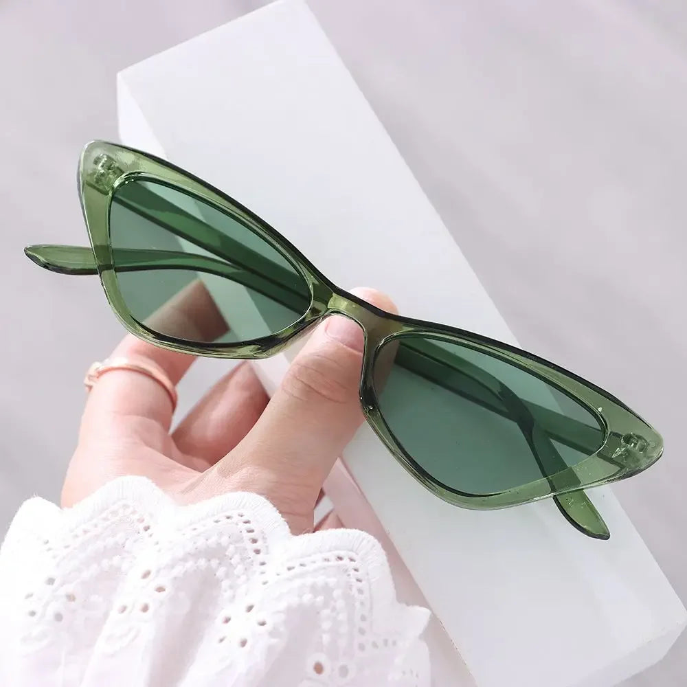 Fashion Cat Eye Sunglasses Women Vintage Oversized Shades UV400 Triangle Sun Glasses Female Goggle Eyewear Gafas De Sol