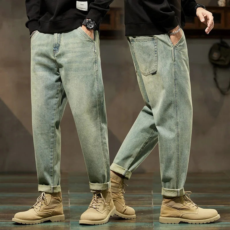Loose Harem Denim Pants