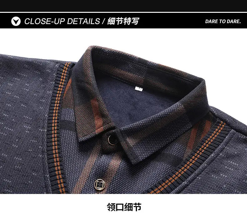 Two‑Piece Polo Neck Sweater
