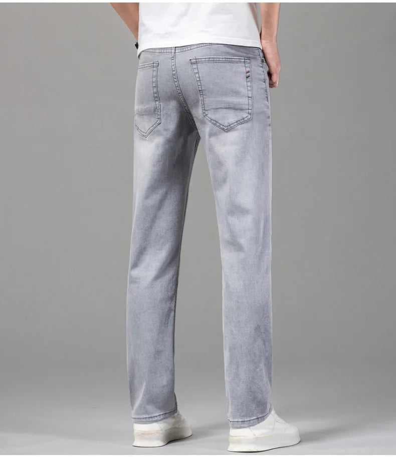 Summer Thin Straight Jeans