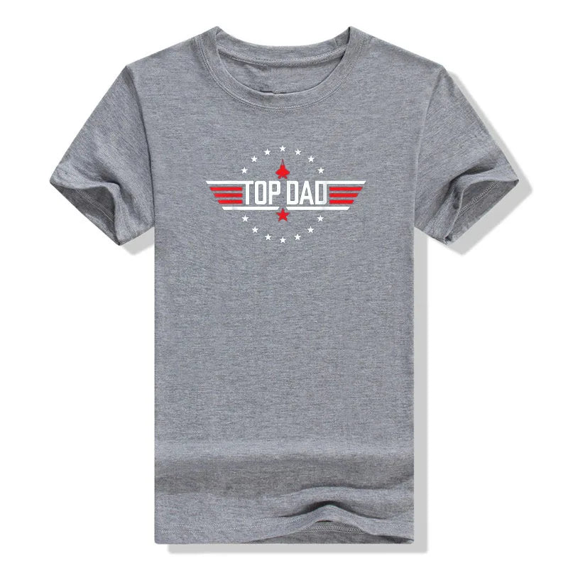 Top Dad Father’s Day T‑Shirt – Custom Men’s Graphic Tee for Christmas & Birthday Gifts