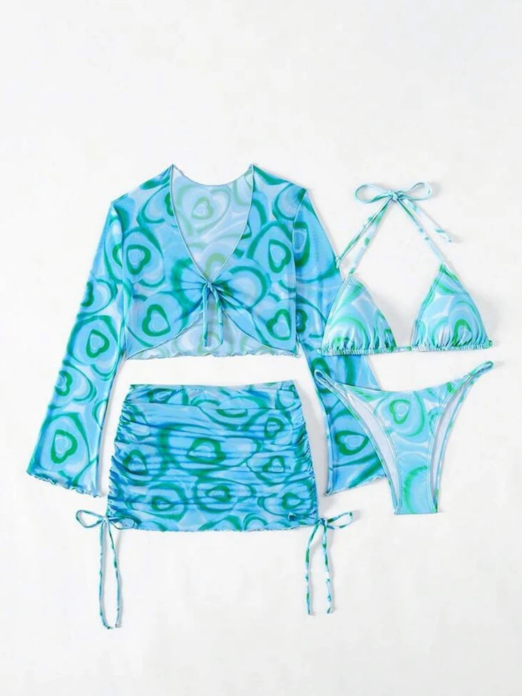 4‑Piece Bikini Set