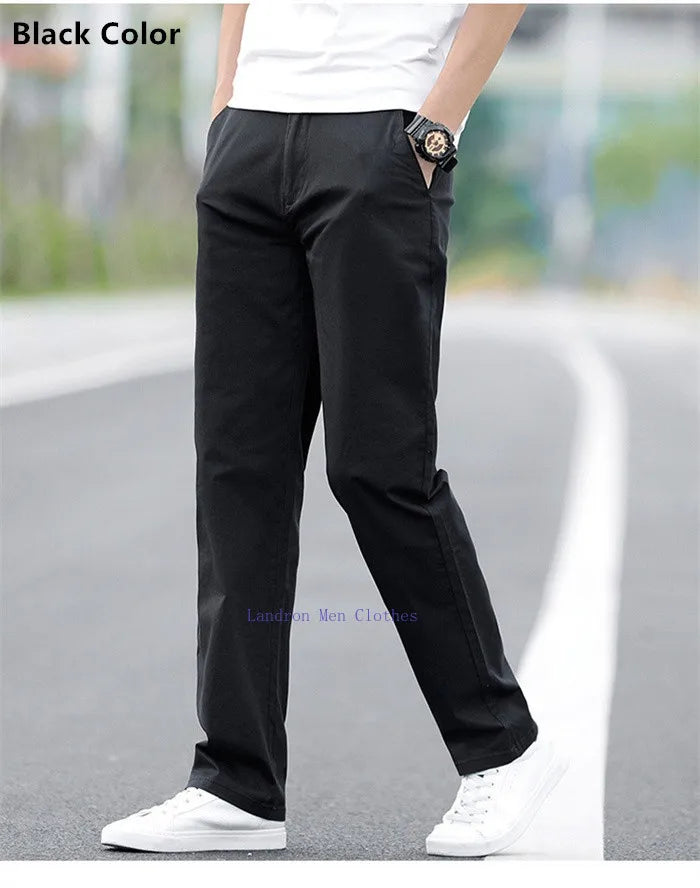 Plus‑Size Summer Chino Pants