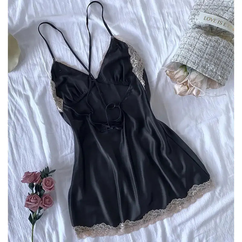 Patchwork Satin Nightdress
