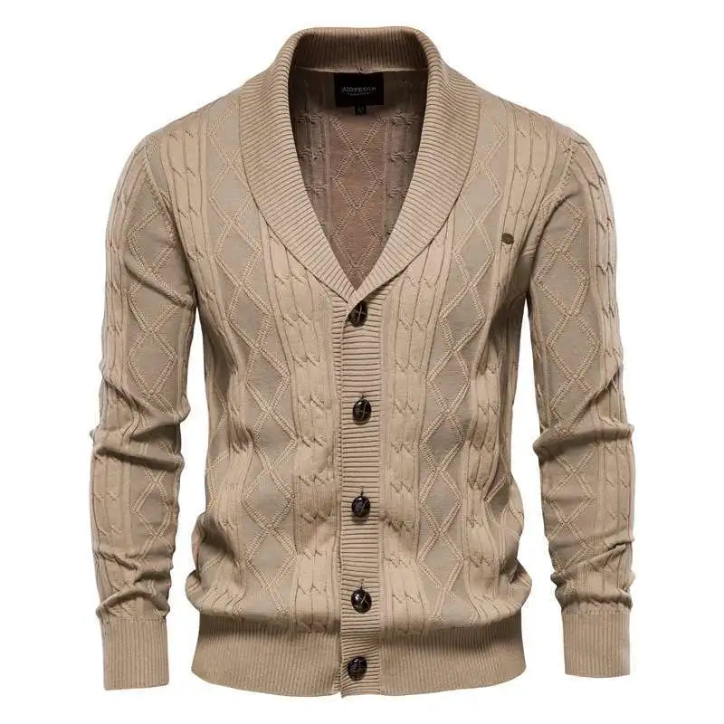 Retro V‑Neck Sweater Jacket for Spring & Autumn