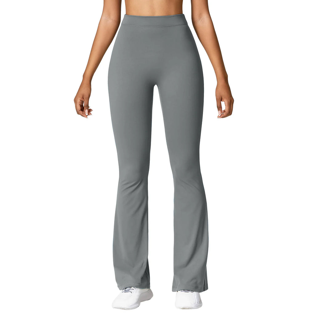 Women’s High‑Waist V‑Back Push‑Up Leggings – Micro Horn Slim Fit Gym Pants, Fashion Sports & Casual Leggings