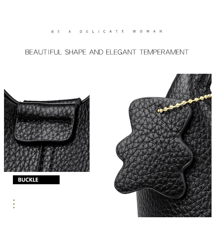 Soft Leather Handbags for Women Vintage Shoulder Bag Luxury Designer Ladies Large Capacity Bags Sac A Main