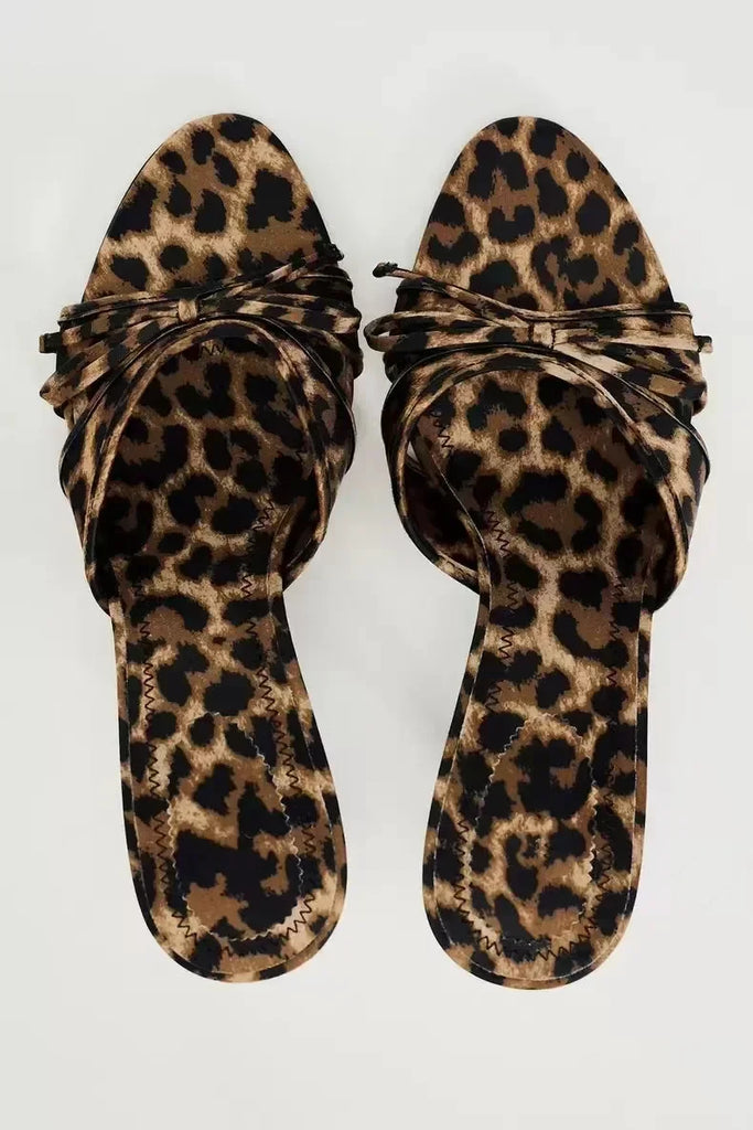 Women’s Haute Couture Fine‑Strap Cat‑Heel Clip‑Toe Sandals — French Style Summer Beach Slippers