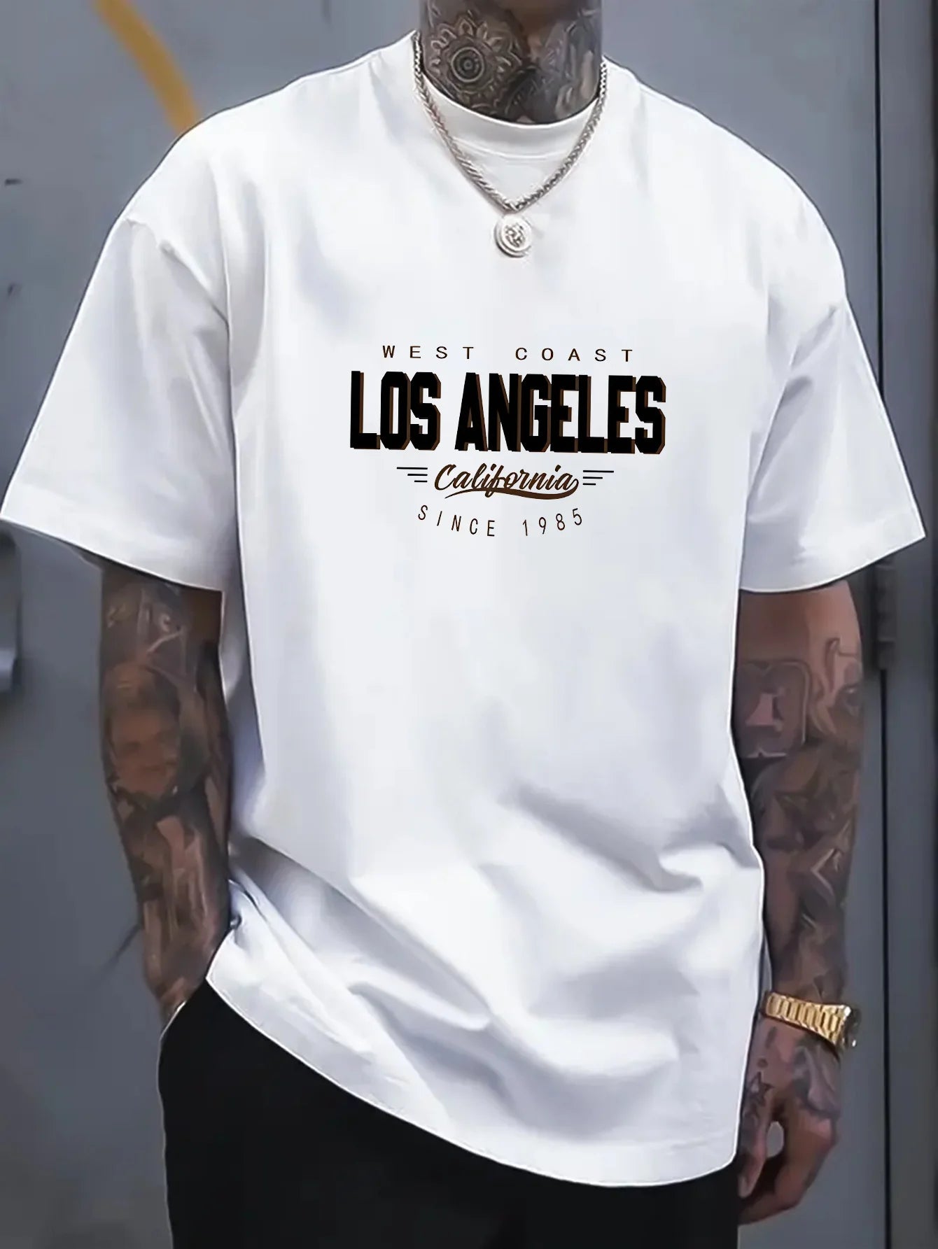 Los Angeles Letter T‑Shirt