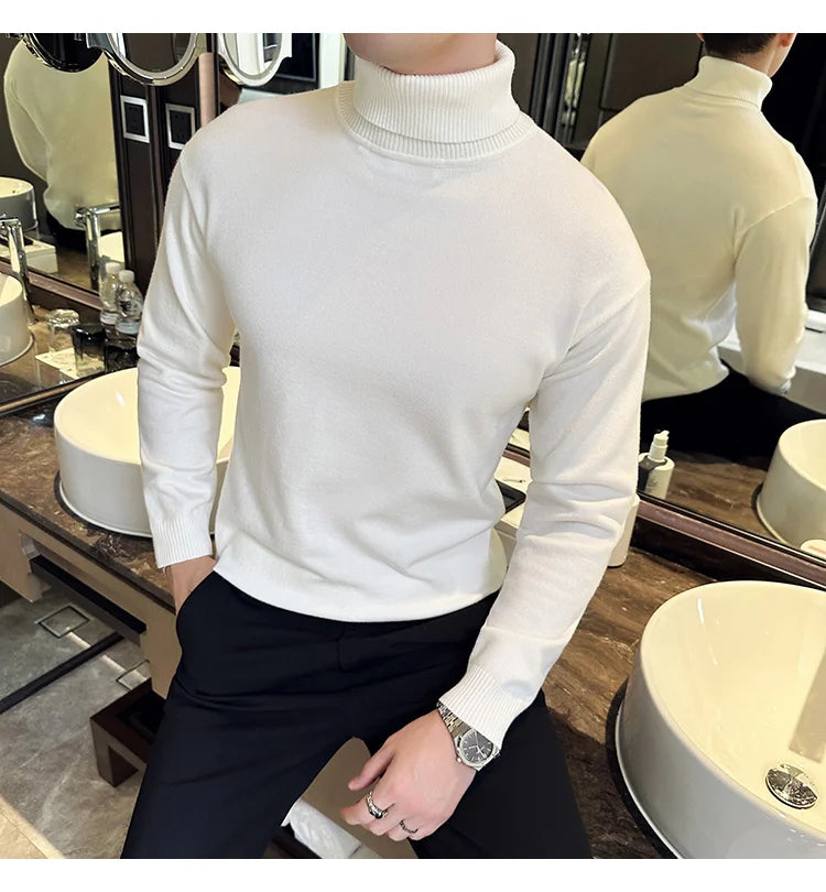 Fleece Turtleneck Sweater