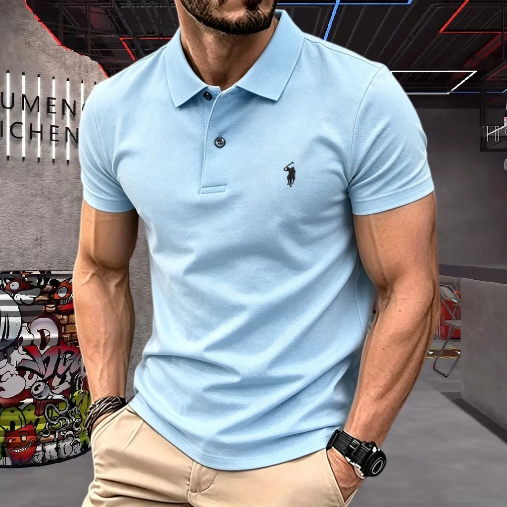 Men’s 100% Pure Cotton Luxury Polo Shirt