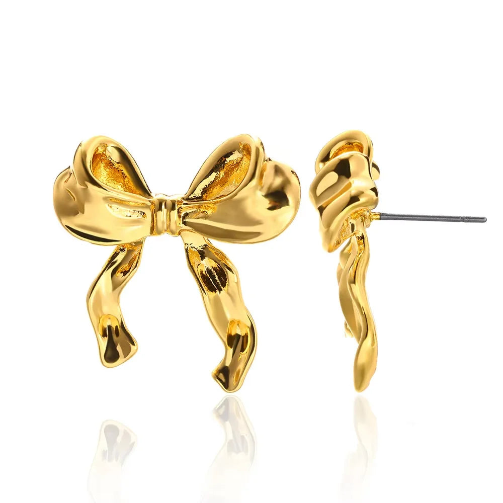Vintage Summer Starfish Stainless Steel Stud Earrings For Women Simple Star Shell Earrings Stud Ocean Party Jewelry Gift