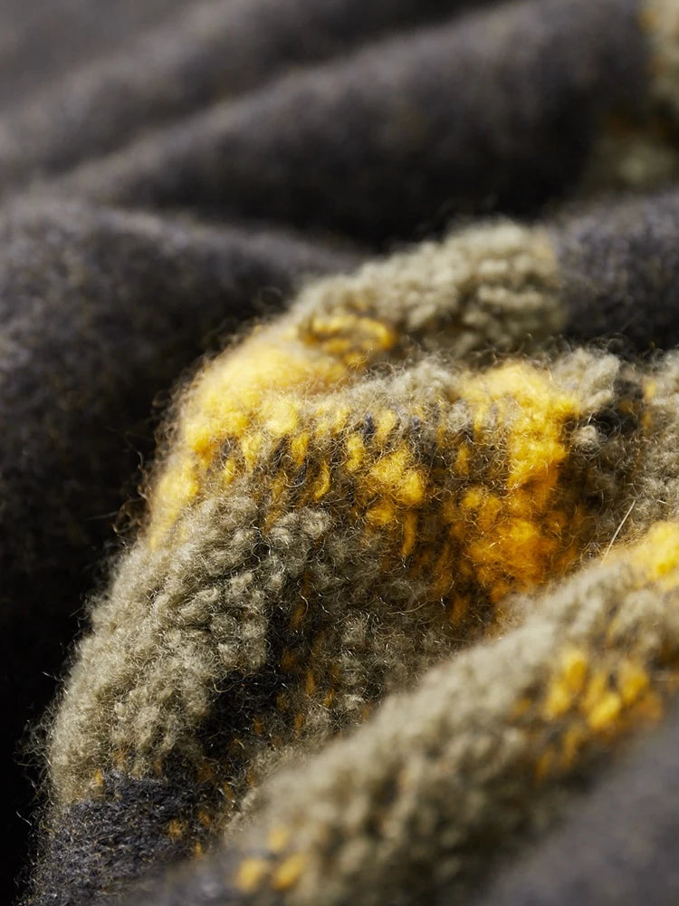 Jacquard Cashmere Merino Wool Sweater