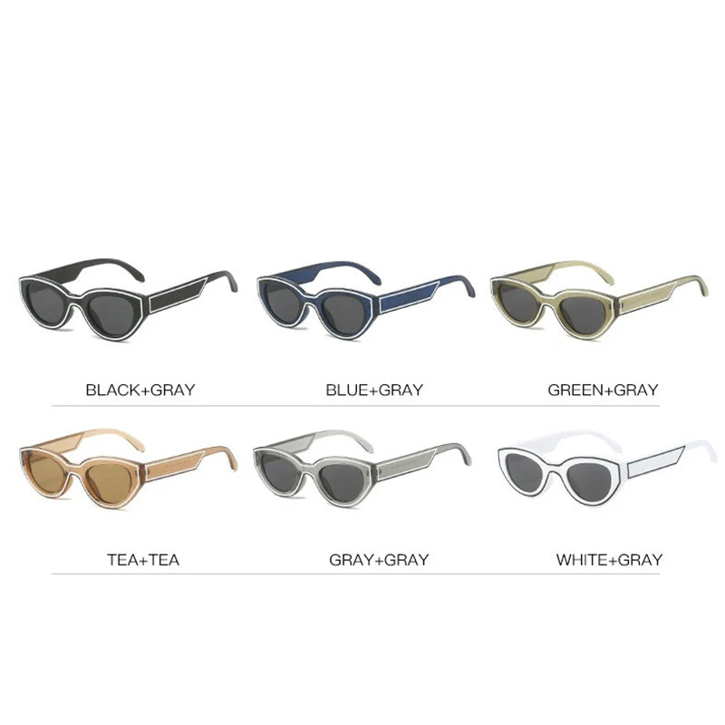 Trendy Design Cat Eye Sunglasses Women New Fashion Party Hip-Hop Decorated Sunglasses For Men Popular Brand Design Eyewear