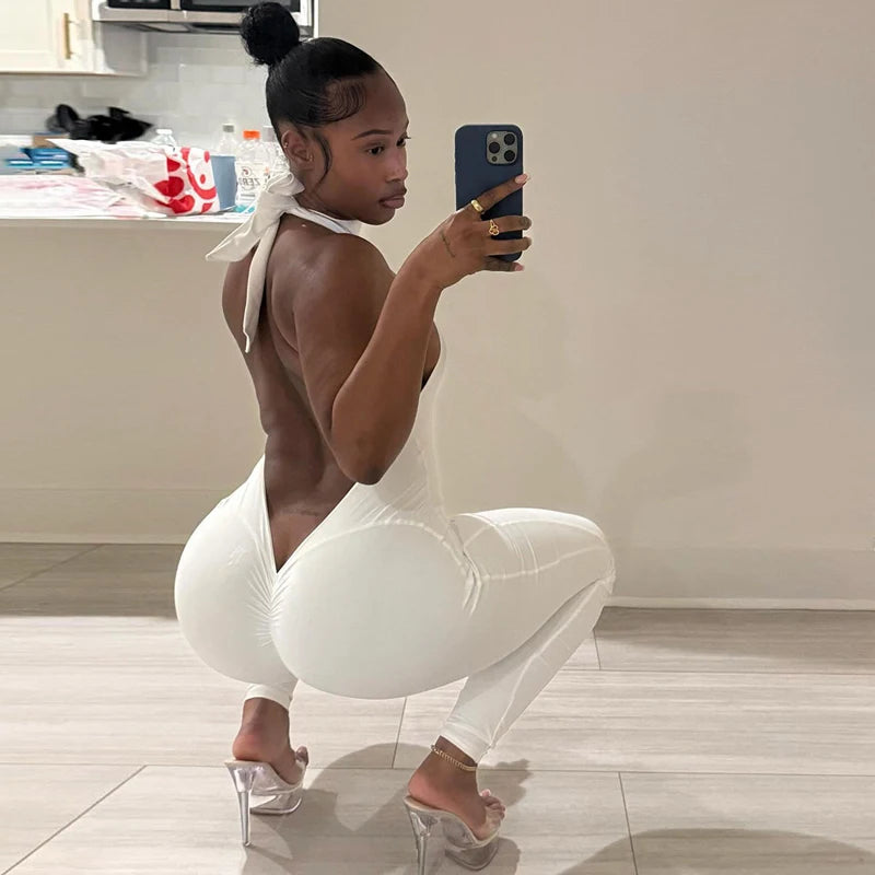 Women’s Sexy Skinny Bandage Jumpsuit