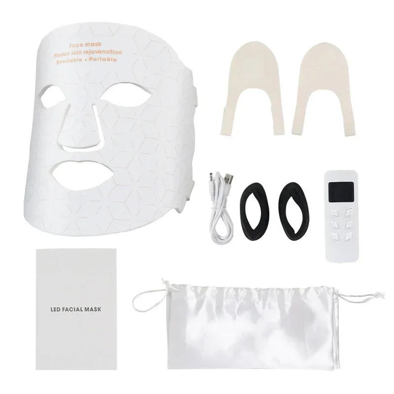 Photon Facial Mask Beauty Instrument – Home Skin Rejuvenation & Light Therapy Spectrometer Device