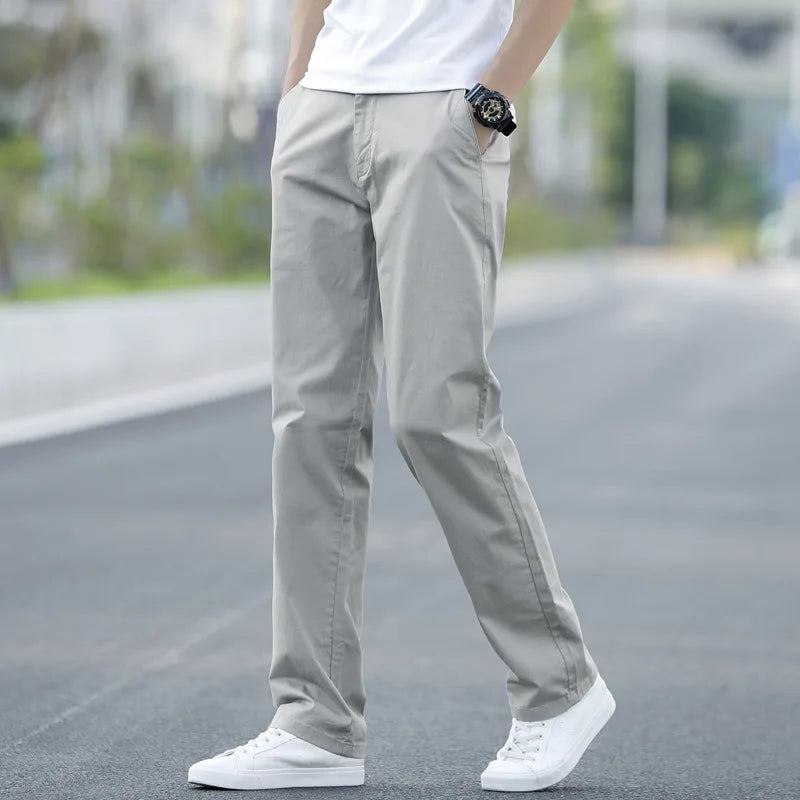 Plus‑Size Summer Chino Pants