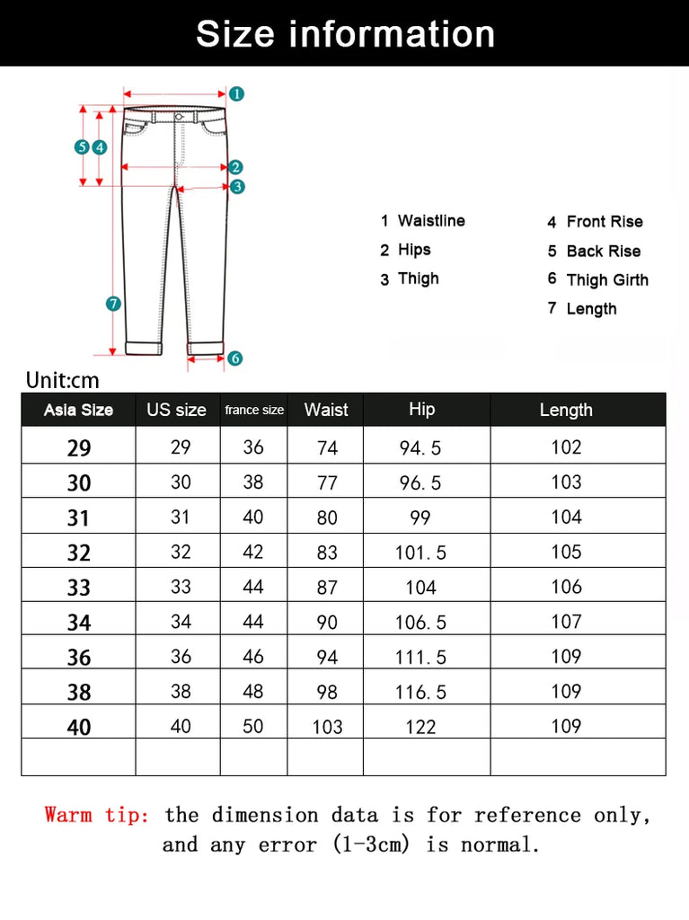 Men’s Straight Stretch Jeans – Business‑Casual Work Denim Pants | Classic Blue & Black