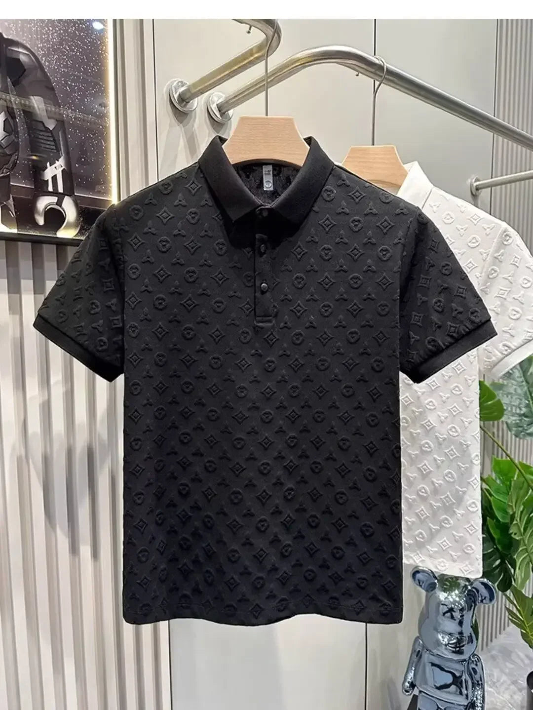 Hollow Polo Shirt