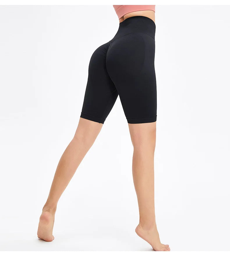 Women’s Seamless High Waist Fitness Shorts