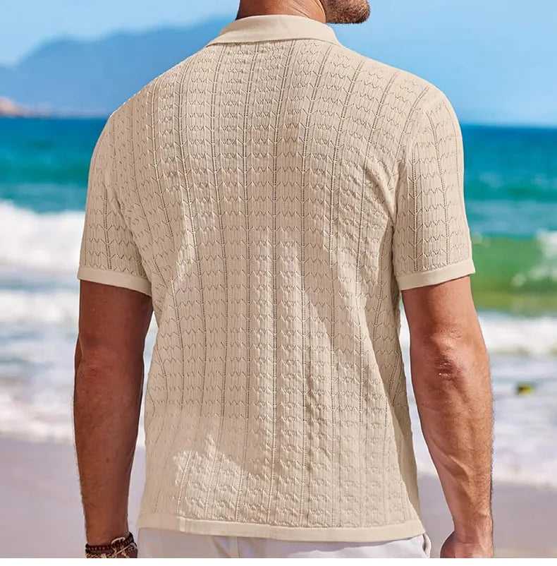 Luxury Knitted Polo Shirt