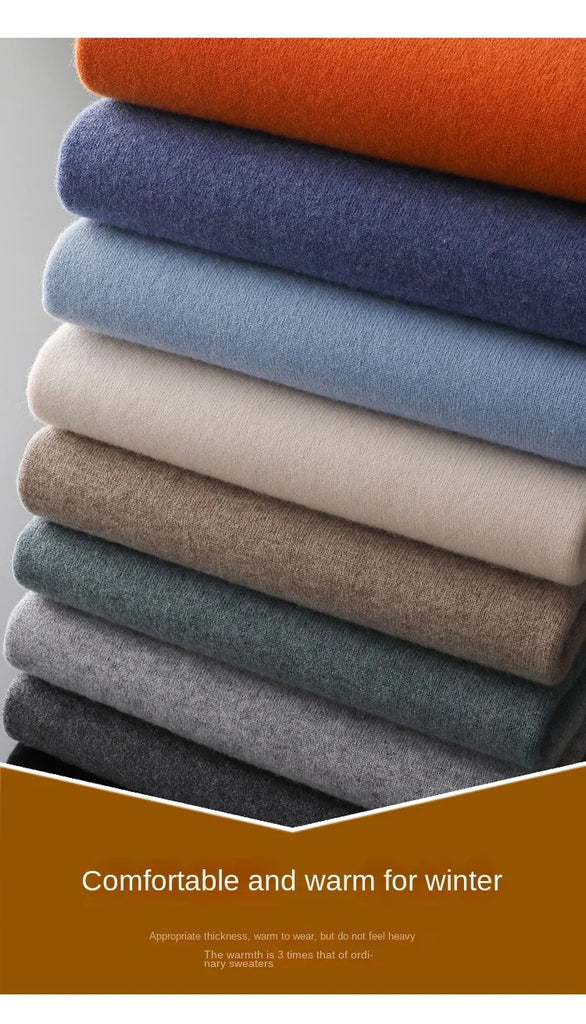 Men’s Cashmere O‑Neck Sweater