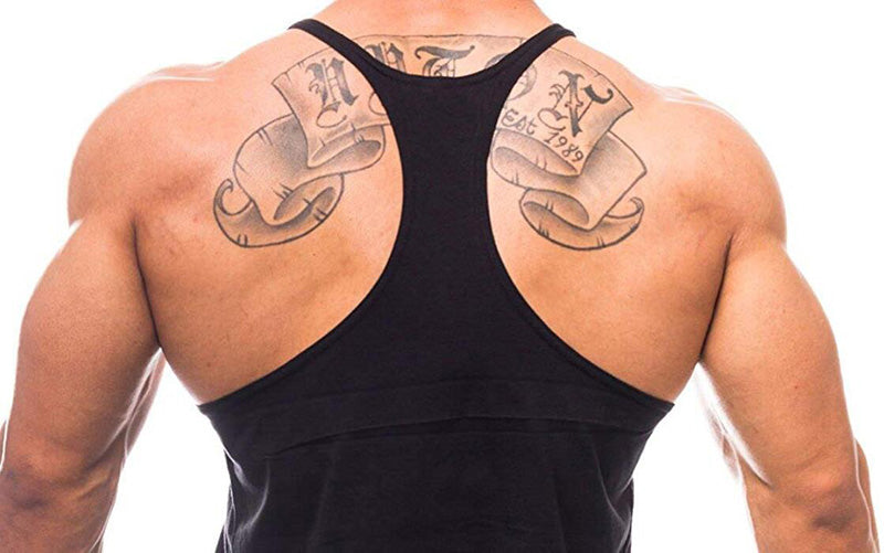 Men’s Bodybuilding Y‑Back Tank Top – Cotton Breathable Gym Muscle Vest, Fitness Workout Sleeveless Shirt