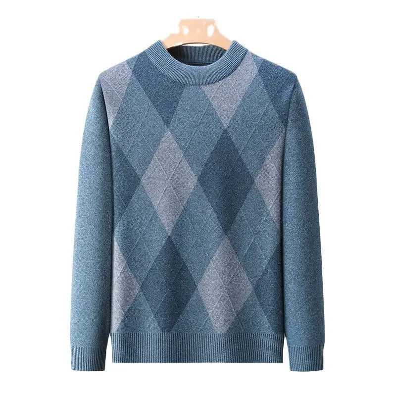 Men’s Autumn Winter Half‑Turtleneck Sweater