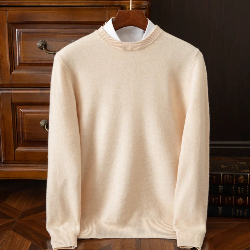 Cashmere O‑Neck Sweater