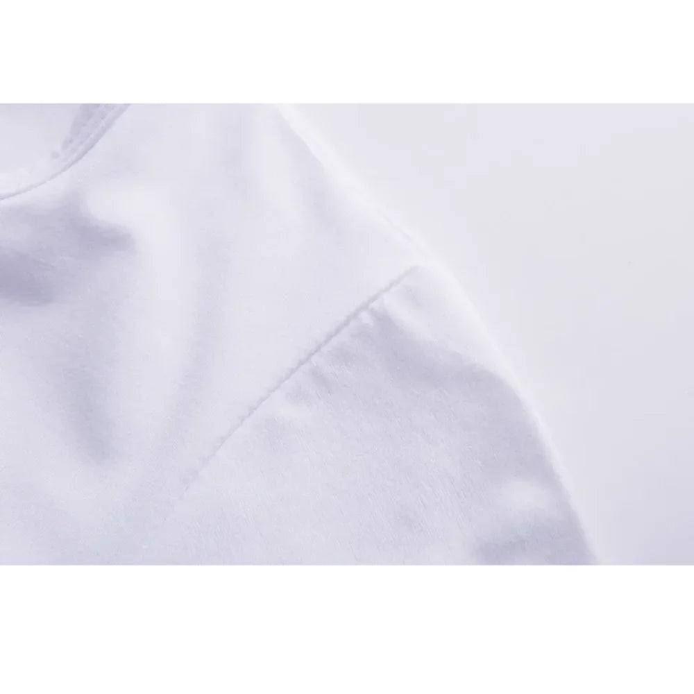 Women’s Oversized Cat Print T‑Shirt – Cute Round Neck Short Sleeve Casual White Tee for Daily Wear