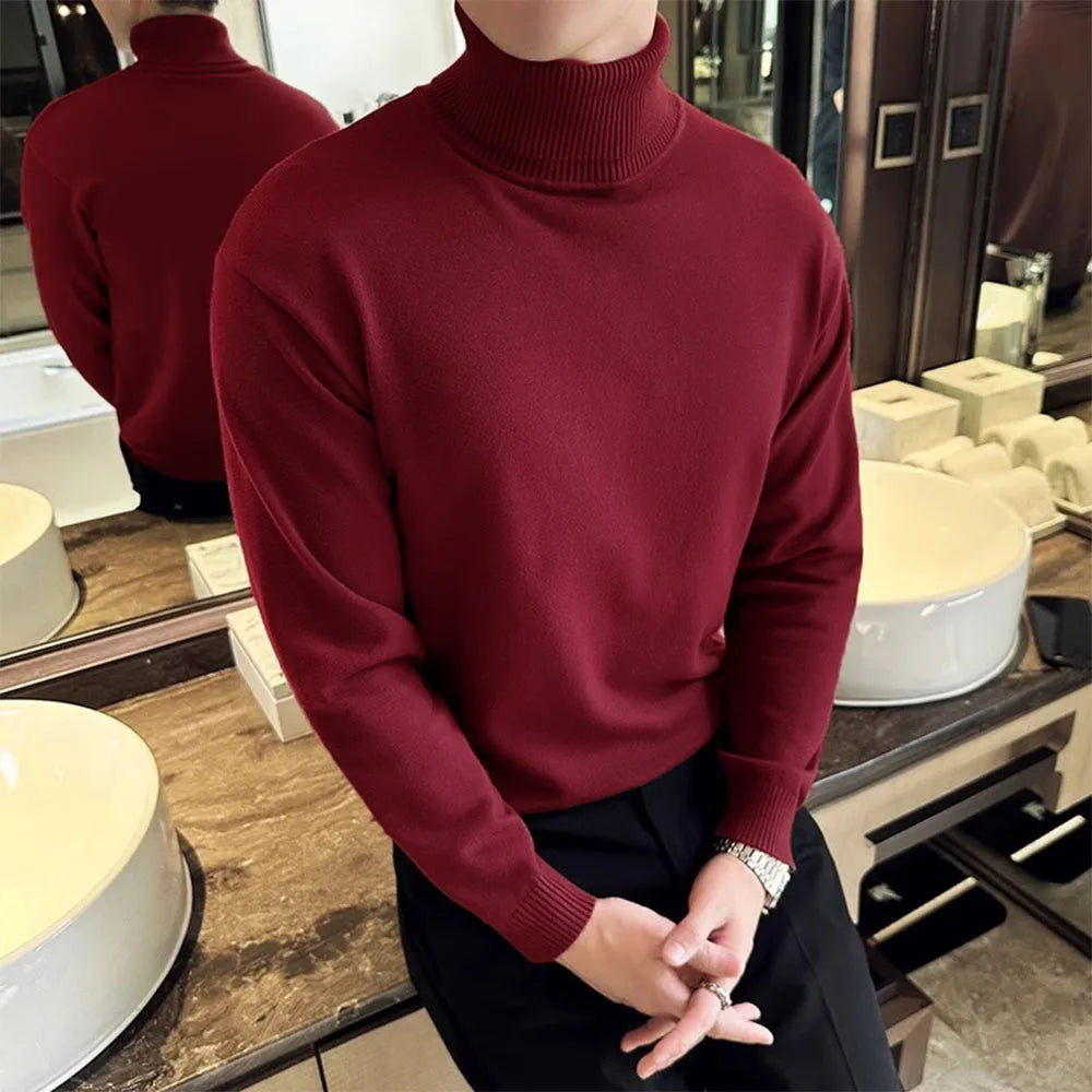 Fleece Turtleneck Sweater
