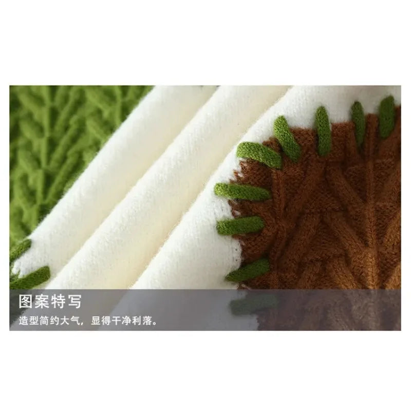 Men’s O‑Neck Splicing Sweater