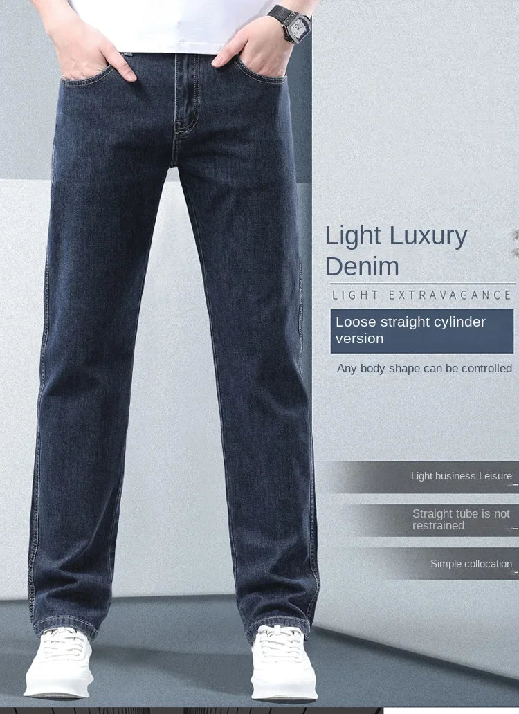 Four‑Season Straight Jeans