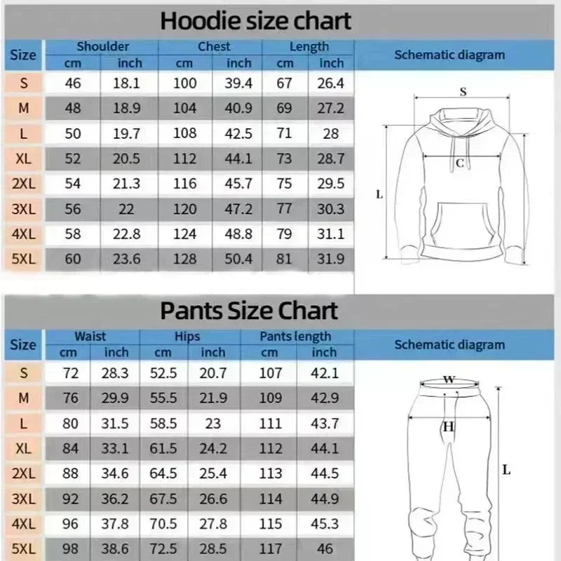 2025 Autumn and Winter Set baseball jersey Hoodie + Trousers Casual Sportswear Fashion Men's Clothing Tracksuit two-piece Set