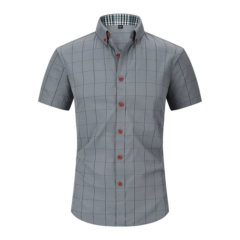 Breathable Slim‑Fit Casual Business Shirt