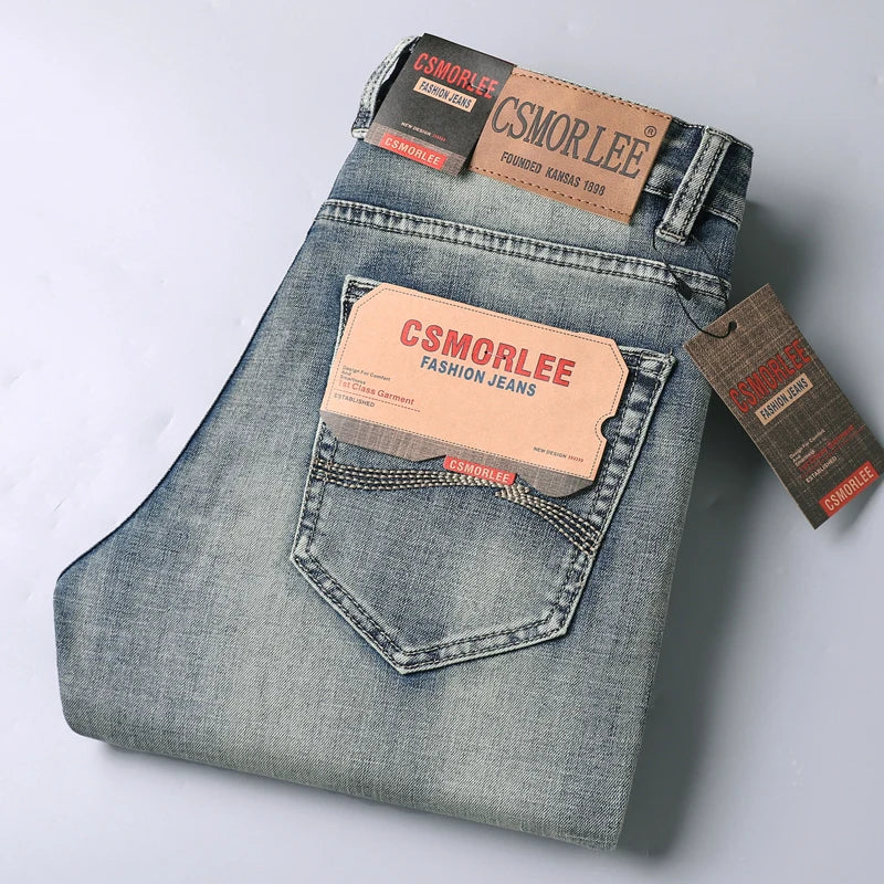 Stretch Regular‑Fit Jeans