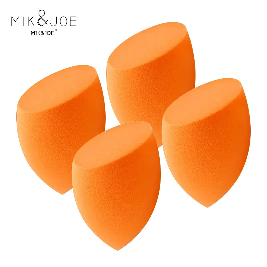 4Pcs Makeup Sponge Powder Puff Dry and Wet Combined Beauty Cosmetic Ball Foundation Powder Puff Bevel Cut Make Up Sponge Tools