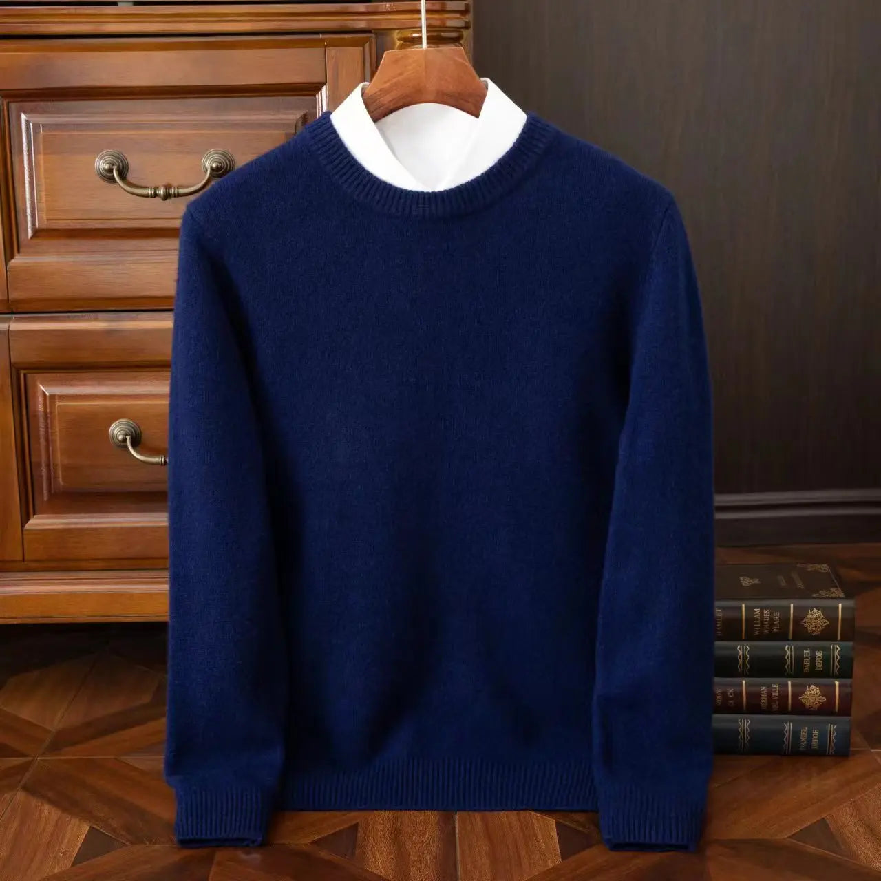 Cashmere O‑Neck Sweater