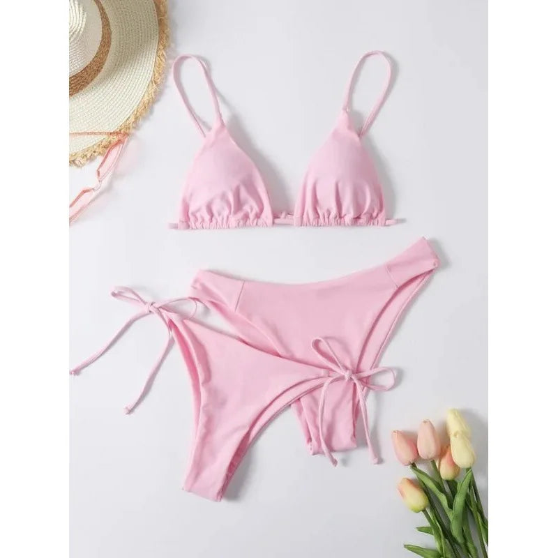 Sexy 3‑Piece Bikini Set