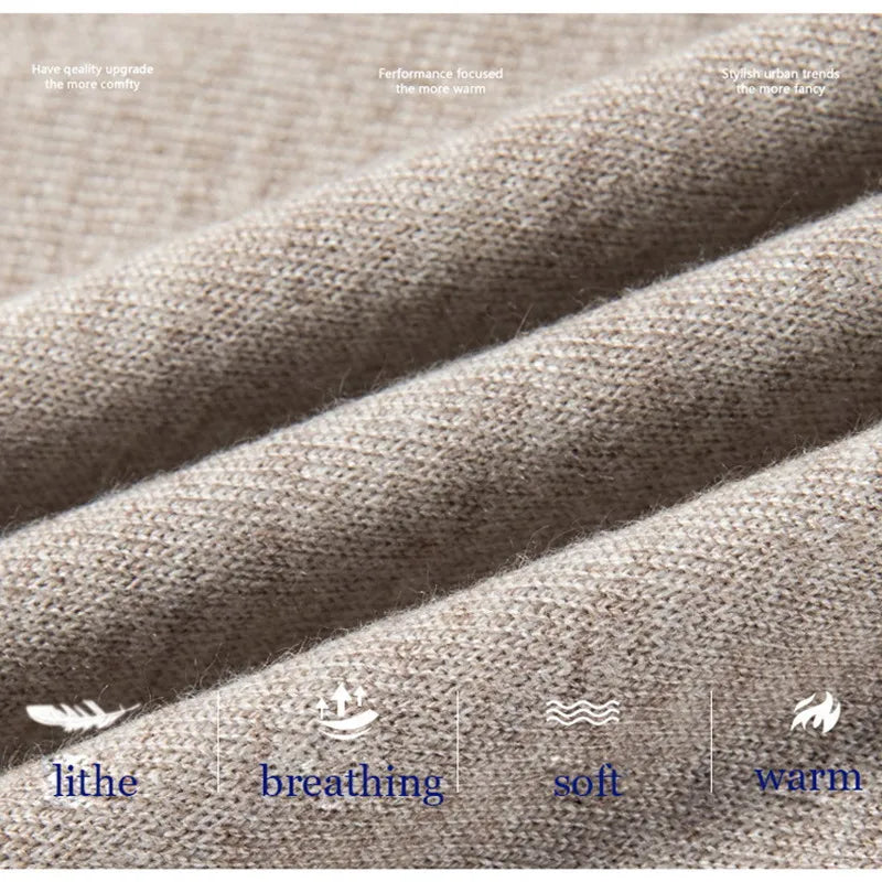 Men’s 100% Mink Cashmere Sweater