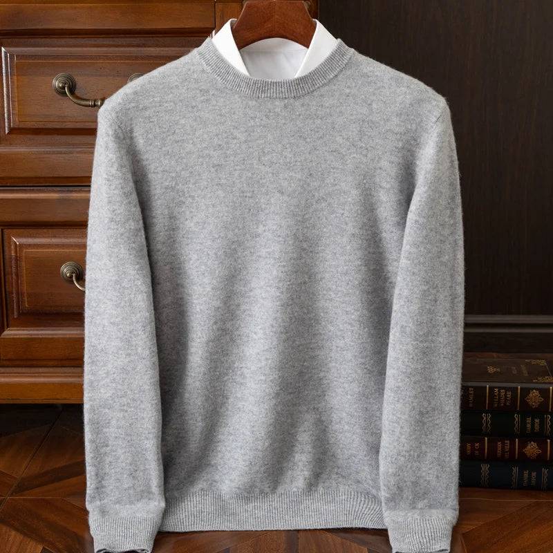Cashmere O‑Neck Sweater