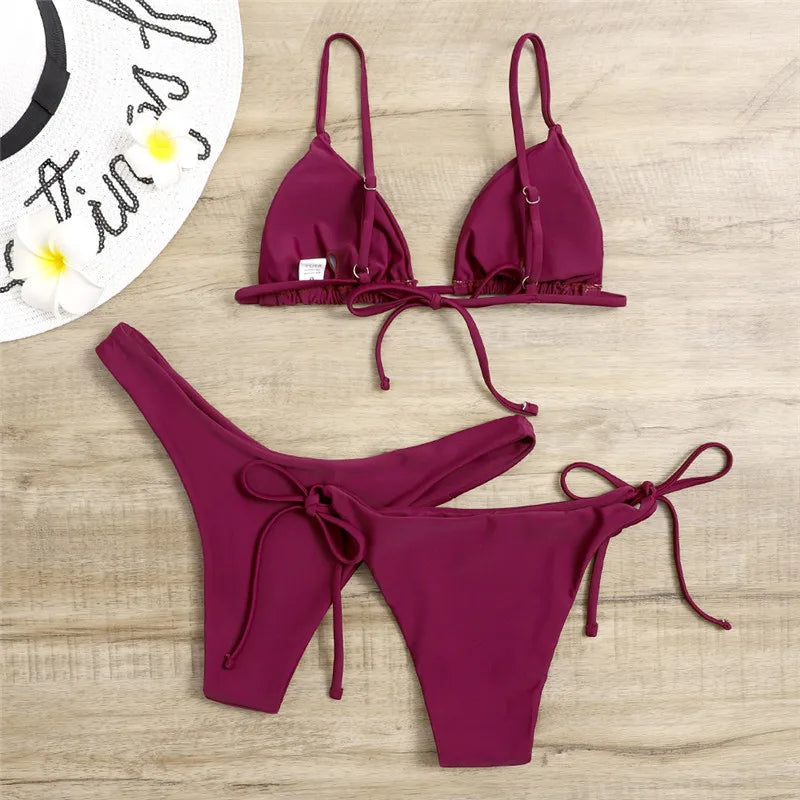 Sexy 3‑Piece Bikini Set