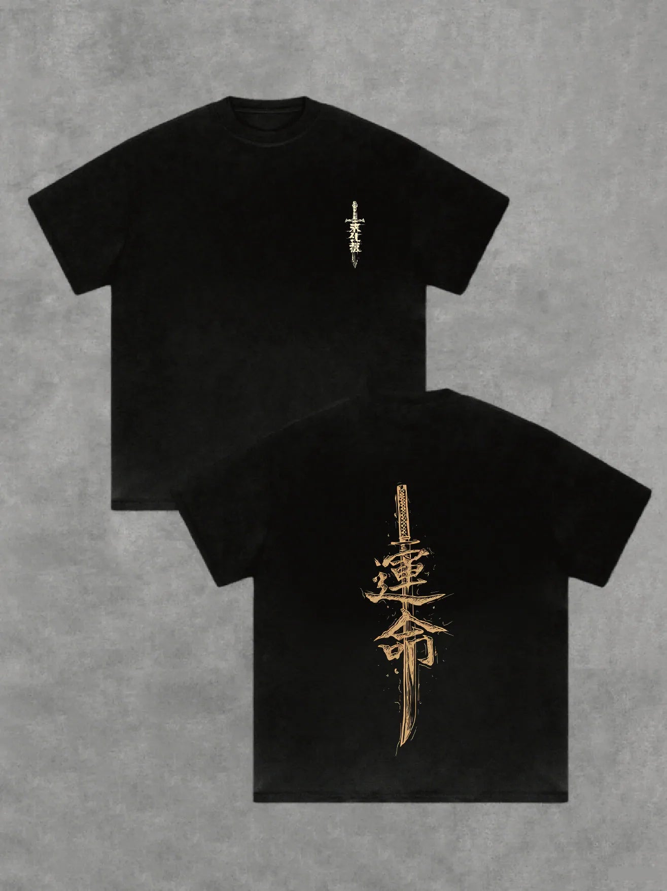 Blue Samurai Sword T‑Shirt