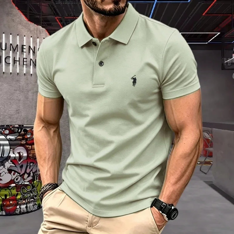 Men’s 100% Pure Cotton Luxury Polo Shirt