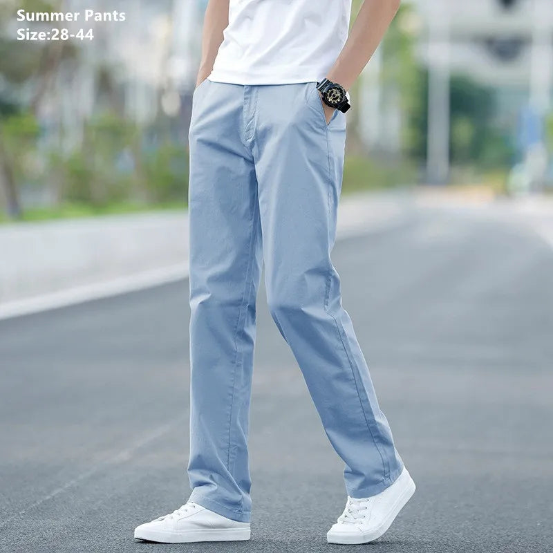Plus‑Size Summer Chino Pants